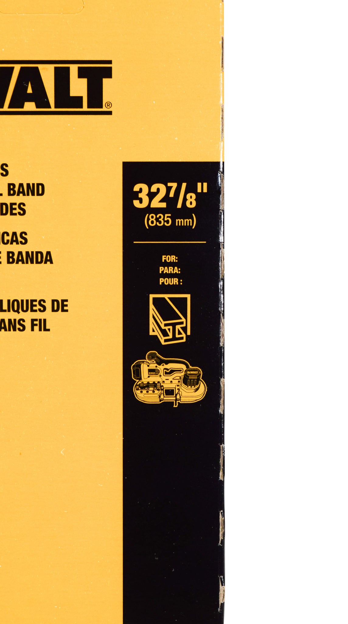 DEWALT DW3983C 18 TPI Portable Band Saw Blade, 3-Pack