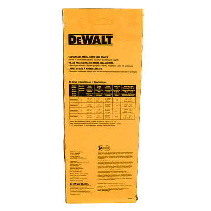 DEWALT DW3983C 18 TPI Portable Band Saw Blade, 3-Pack