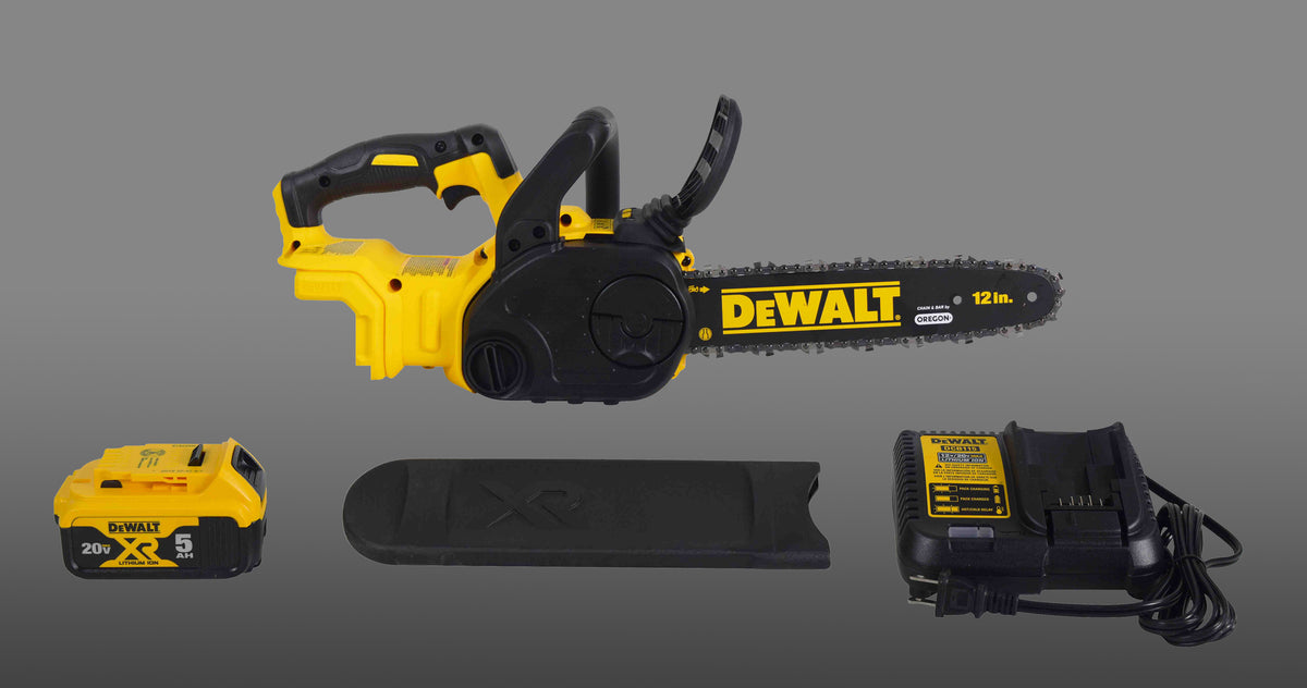 Dewalt DCCS620P1 20V MAX 5.0 Ah Cordless Lithium-Ion Compact Chainsaw Kit