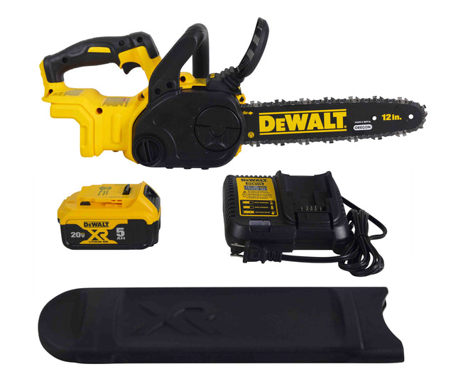 Dewalt DCCS620P1 20V MAX 5.0 Ah Cordless Lithium-Ion Compact Chainsaw Kit
