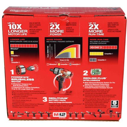 Milwaukee M12 1/4" Fuel Hex Screwdriver
