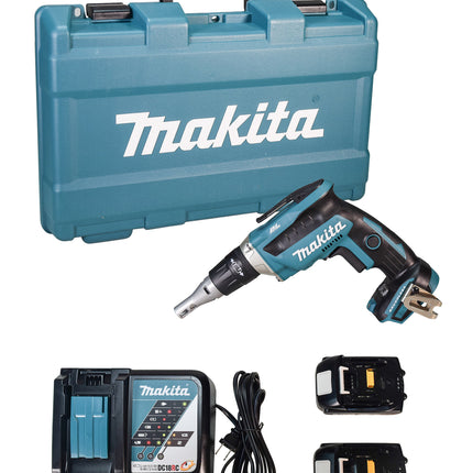 Makita XSF03R 18V LXT Lithium-Ion COMPACT Brushless Cordless Drywall Screwdriver Kit (2.0Ah)