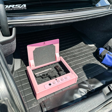 Black Rain Ordnance - Security Safe w/ Biometric Fingerprint or KeyPad Lock (Pink)