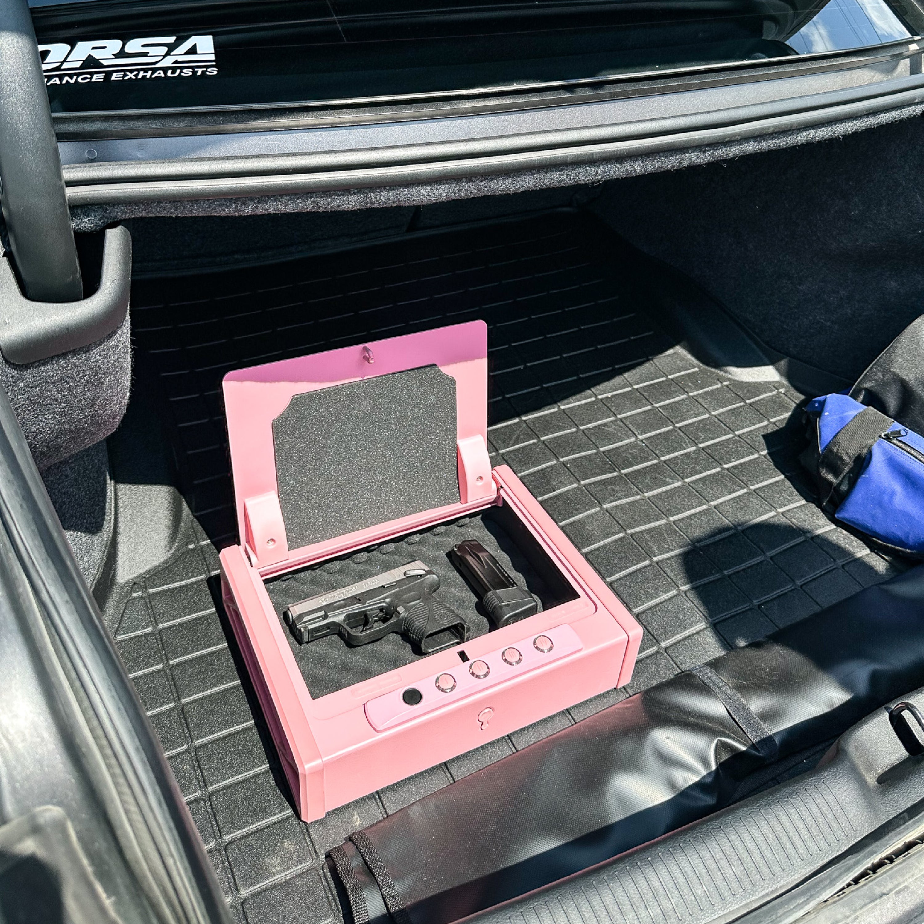 Black Rain Ordnance - Security Safe w/ Biometric Fingerprint or KeyPad Lock (Pink)