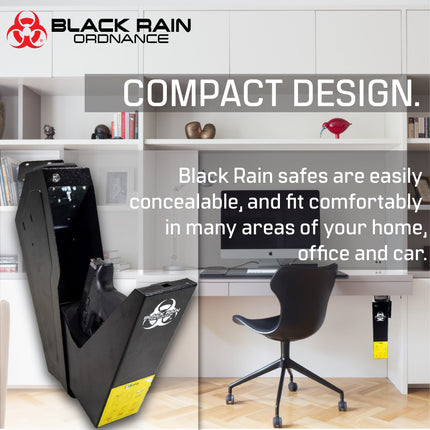 Black Rain Ordnance - Biometric Fingerprint or Keypad Lock Security Safe (Black)