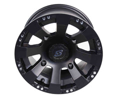 Sedona 570-1146 Spyder 12x7 4+3 Offset 4/156  Satin Black Aluminum Wheel