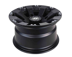 Sedona 570-1146 Spyder 12x7 4+3 Offset 4/156  Satin Black Aluminum Wheel