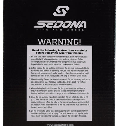 Sedona 87-0159 Motorcycle Tube 4.00/4.50-17 TR4