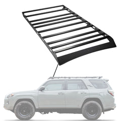 Sherpa -The Crestone  Full Height Aluminum Roof Rack with Crossbars Made for 2010-24 Toyota 4Runner 5th Generation - Drill Free Rack for Tents; Kayaks; Bikes; Skis Made in the USA