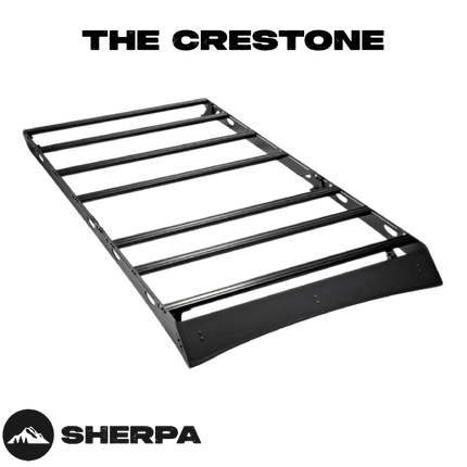 Sherpa -The Crestone  Full Height Aluminum Roof Rack with Crossbars Made for 2010-24 Toyota 4Runner 5th Generation - Drill Free Rack for Tents; Kayaks; Bikes; Skis Made in the USA