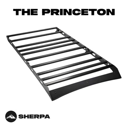 Sherpa - The Princeton Half Height/Single Row Light Aluminum Roof Rack with Crossbars Made for 2003-2009 Toyota 4Runner - Drill Free Rack for Tents; Kayaks; Bikes; Skis Made in the USA