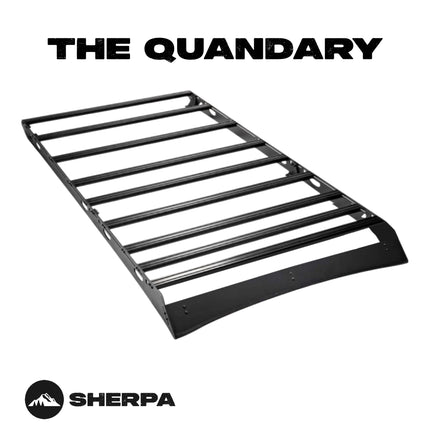 Sherpa - The Quandary Half Height/Single Row Light Aluminum Roof Rack with Crossbars Made for 2003-2009 Lexus GX470  - Drill Free Rack for Tents; Kayaks; Bikes; Skis Made in the USA