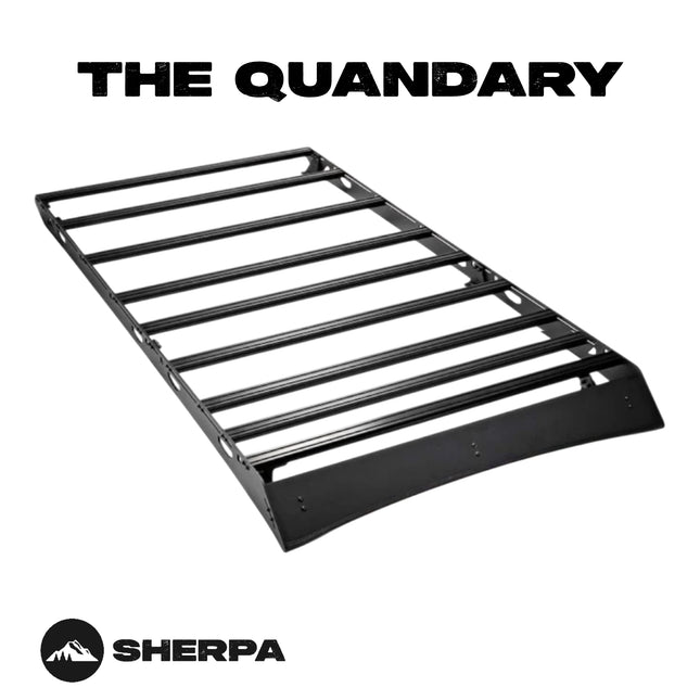Sherpa -The Quandary Full Height Aluminum Roof Rack with Crossbars Made for 2003-2009 Lexus GX470  - Drill Free Rack for Tents; Kayaks; Bikes; Skis Made in the USA