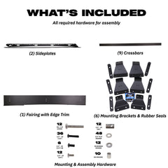 Sherpa -The Quandary Full Height Aluminum Roof Rack with Crossbars Made for 2003-2009 Lexus GX470  - Drill Free Rack for Tents; Kayaks; Bikes; Skis Made in the USA