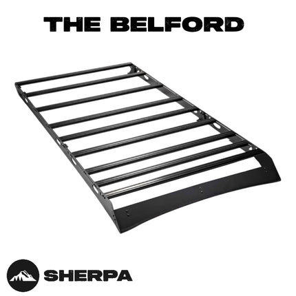 Sherpa - The Belford Half Height/Single Row Light Aluminum Roof Rack with Crossbars Made for 2001-2007 Toyota Sequoia - Drill Free Rack for Tents; Kayaks; Bikes; Skis Made in the USA