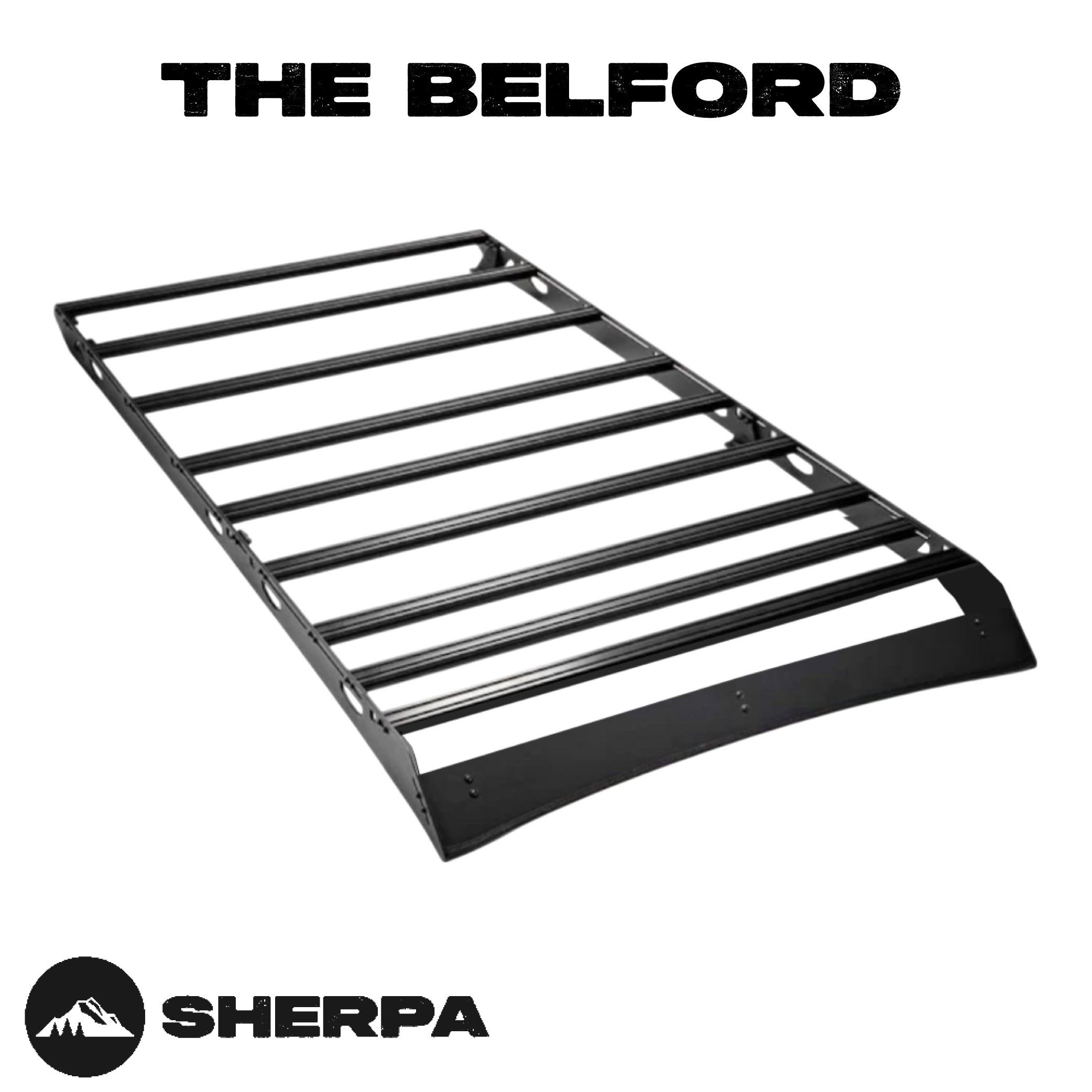 Sherpa - The Belford Full Height Aluminum Roof Rack with Crossbars Made for 2001-20007 Toyota Sequoia - Drill Free Rack for Tents; Kayaks; Bikes; Skis Made in the USA