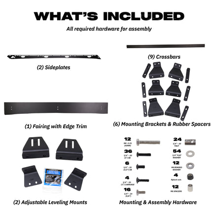 Sherpa -The Yale Full Height Aluminum Roof Rack with Crossbars Made for 2010-2023 Lexus GX460 - Drill Free Rack for Tents; Kayaks; Bikes; Skis Made in the USA