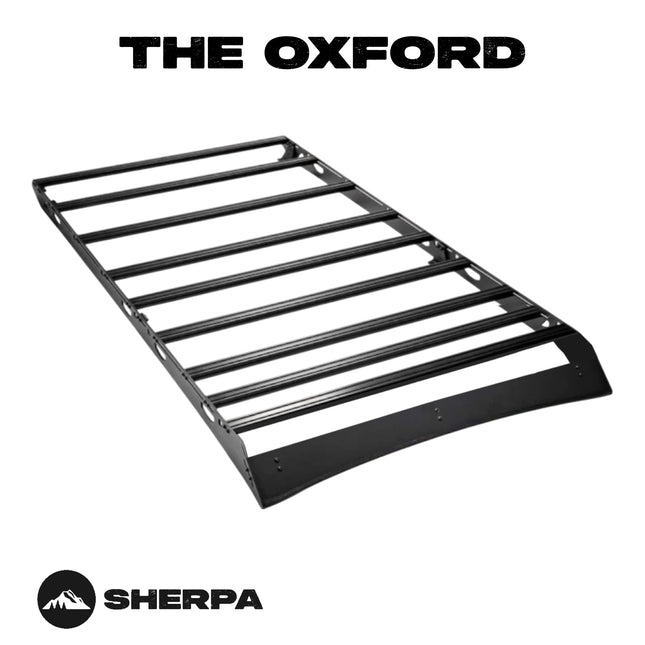 Sherpa - The Oxford Half Height/Single Row Light Aluminum Roof Rack with Crossbars Made for 1998-2007 Toyota LC100 & Lexus LX470 - Drill Free Rack for Tents; Kayaks; Bikes; Skis Made in the USA