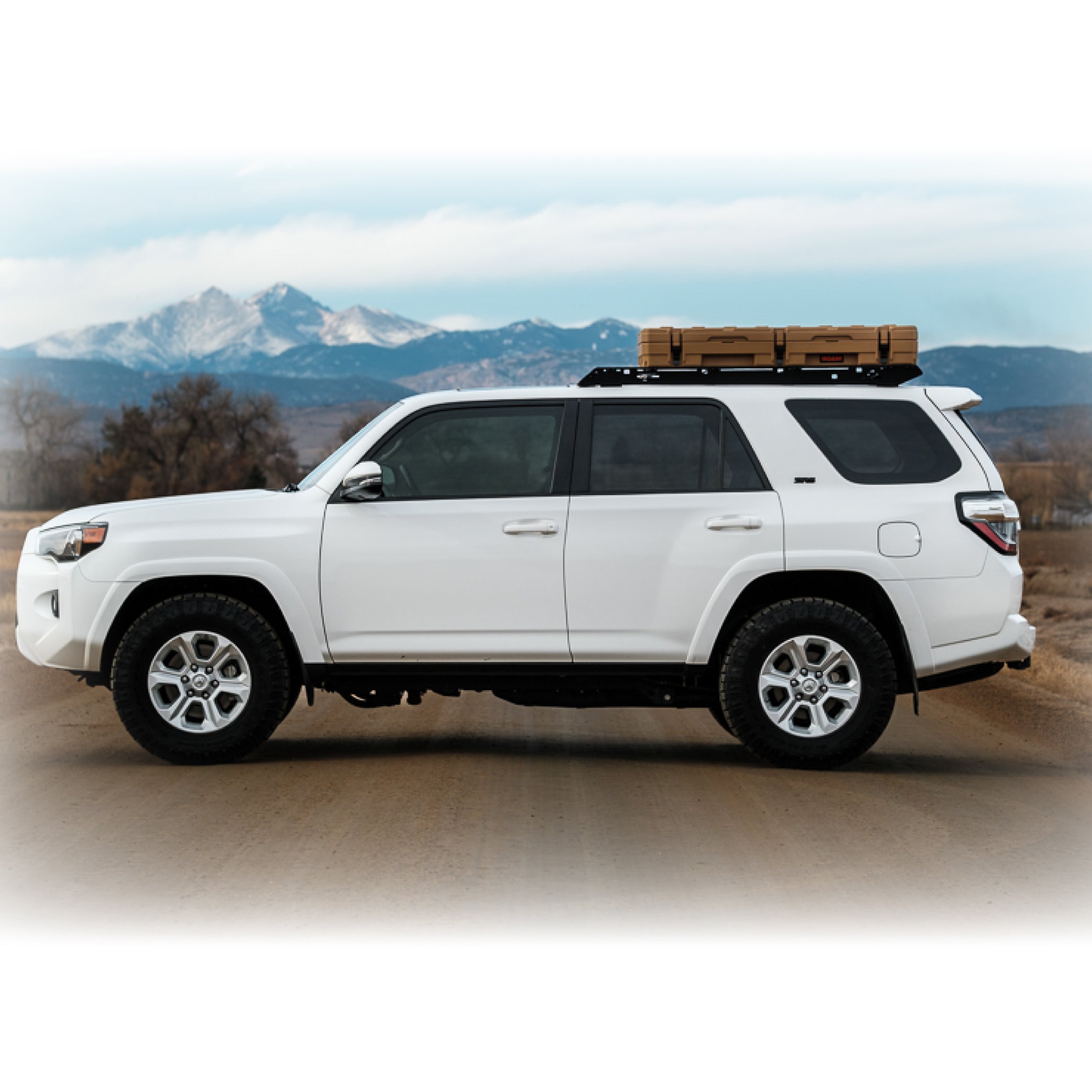 Sherpa - The Needle Half Height/Single Row Light Aluminum Roof Rack with Crossbars Made for 2010-2024 Toyota 4Runner - Drill Free Rack for Tents; Kayaks; Bikes; Skis Made in the USA