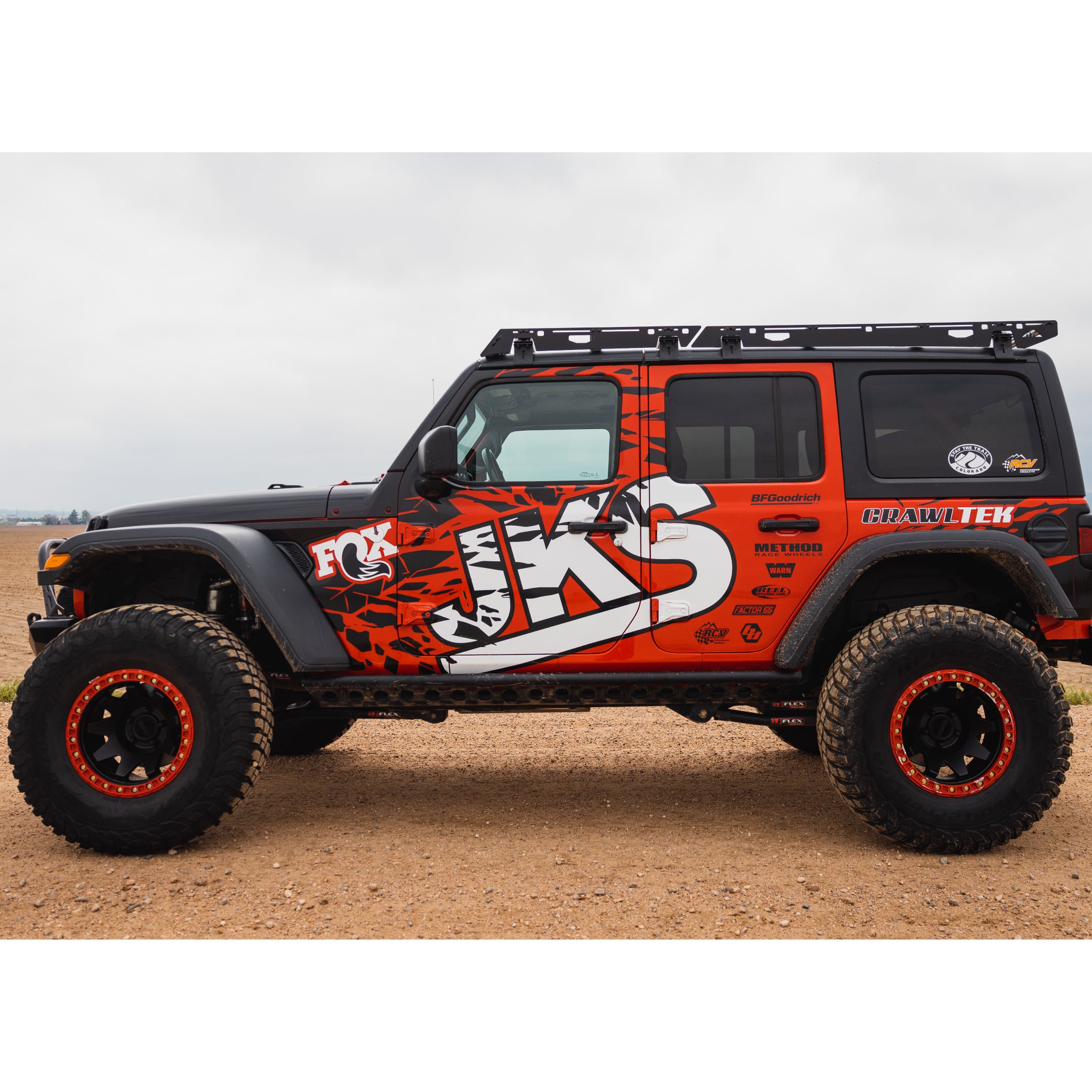 Sherpa -The Starlight Full Height Aluminum Roof Rack with Crossbars Made for 2018-2025 Jeep Wrangler JL - Drill Free Rack for Tents; Kayaks; Bikes; Skis Made in the USA
