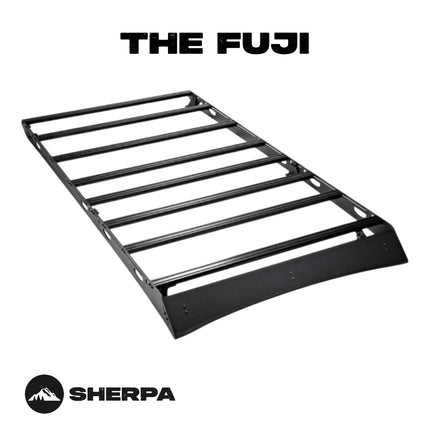 Sherpa - The Fuji Full Height Aluminum Roof Rack with Crossbars Made for 2007-2014 Toyota FJ Cruiser - Drill Free Rack for Tents; Kayaks; Bikes; Skis Made in the USA