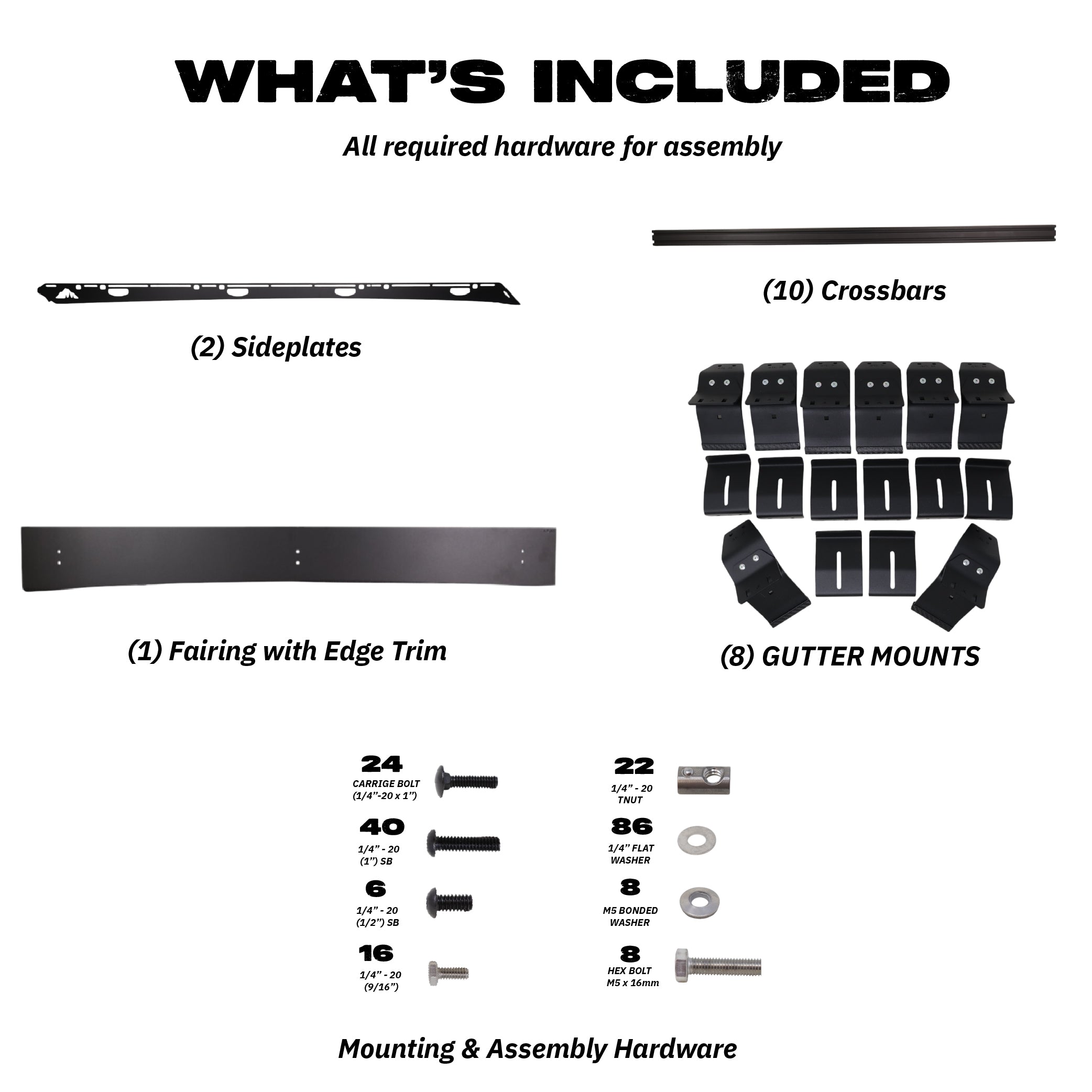 Sherpa - The La Sal Half Height/Single Row Light Aluminum Roof