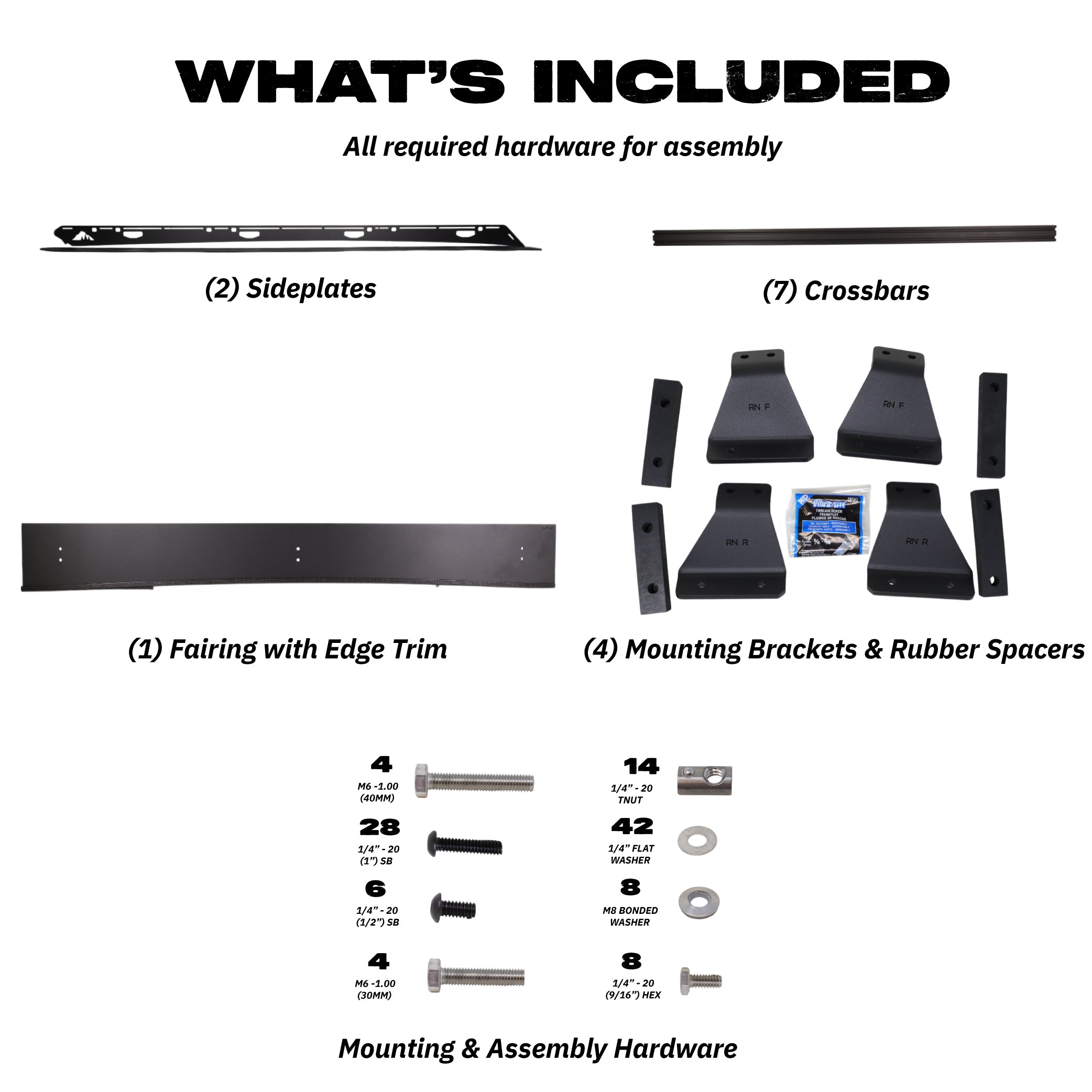 Sherpa -The Rainier Full Height Aluminum Roof Rack with Crossbars Made for 2024-2025 Toyota Tacoma Double Cab - Drill Free Rack for Tents; Kayaks; Bikes; Skis Made in the USA