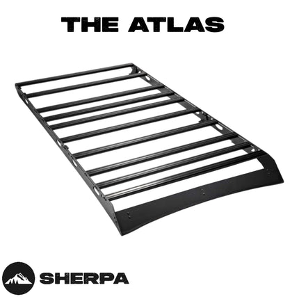 Sherpa - The Atlas Half Height/Single Row Light Aluminum Roof Rack with Crossbars Made for 2024-25 Land Cruiser / Lexus GX550 - Drill Free Rack for Tents; Kayaks; Bikes; Skis Made in the USA
