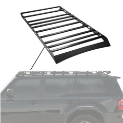 Sherpa - The Atlas Full Height Aluminum Roof Rack with Crossbars Made for 2024-25 Toyota Land Cruiser / Lexus GX550 - Drill Free Rack for Tents; Kayaks; Bikes; Skis Made in the USA