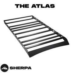 Sherpa - The Atlas Full Height Aluminum Roof Rack with Crossbars Made for 2024-25 Toyota Land Cruiser / Lexus GX550 - Drill Free Rack for Tents; Kayaks; Bikes; Skis Made in the USA
