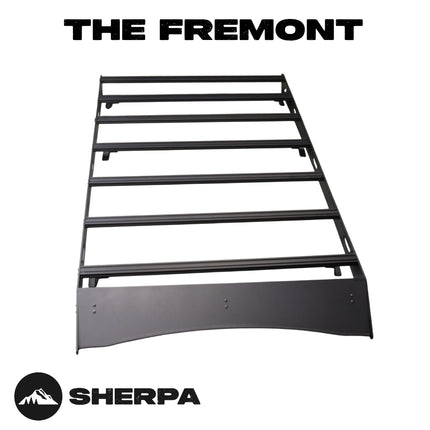 Sherpa 152844 The Fremont Full Height Roof Rack for 2019-2024 Subaru Forester - Full-Length Aluminum, 1/4" Side Panels, Drill-Free No Modification, Black Textured Powder Coat Finish