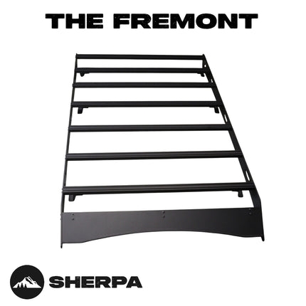 Sherpa 153744 The Fremont Half Height Roof Rack for Subaru Forester - Full-Length Aluminum, 1/4" Side Panels, Drill-Free No Modification, Black Textured Powder Coat Finish