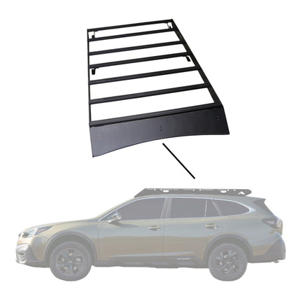 Sherpa 154844 The Olympus Full Height Roof Rack for 2015-2019 Subaru Outback - Full-Length Aluminum, 1/4" Side Panels, Drill-Free No Modification, Black Textured Powder Coat Finish
