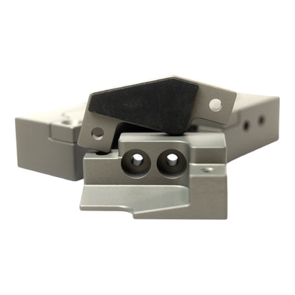 Sherpa Starlink Mini Flush Mounts – CNC-Machined Aluminum Mounting Brackets – Low-Profile Flush Mount Kit for Starlink Mini High Performance Dish – Anodized Aluminum Finish – Made in USA