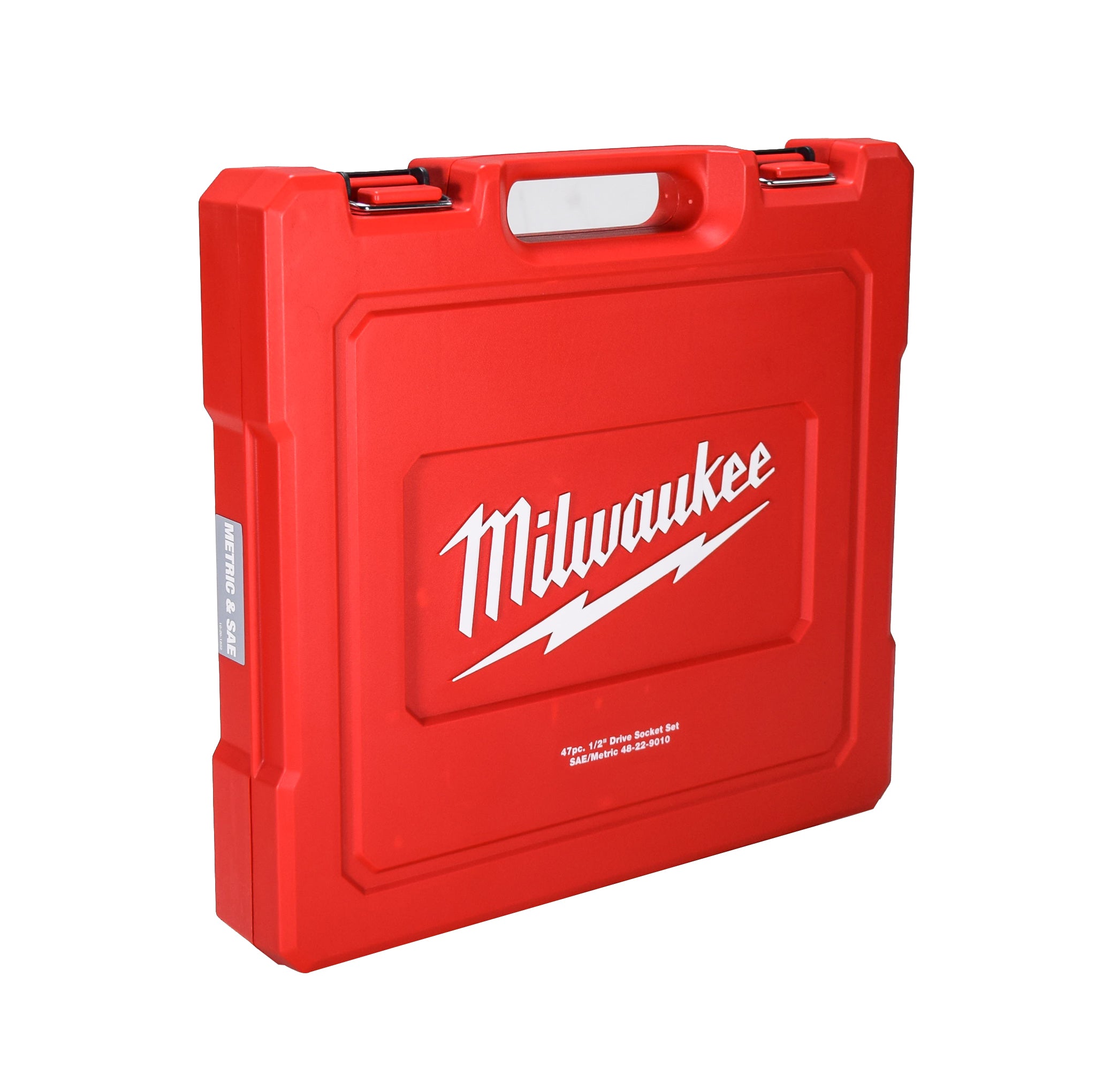 Milwaukee 48-22-9010 1/2" SAE/Metric Ratchet and Socket Wrench Set (47-Piece)