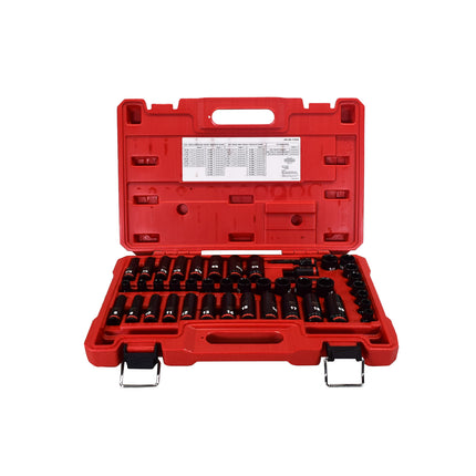 Milwaukee 49-66-7009 43PCSHOCKWAVE Impact Duty 3/8" Drive SAE & Metric Deep 6 Point Socket Set
