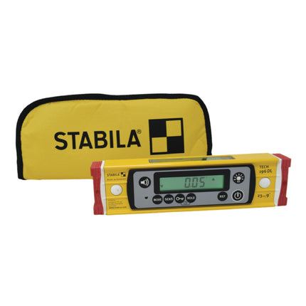 Stabila 39509 9" IP67 TECH 196 DL Digital Spirit Level with Case