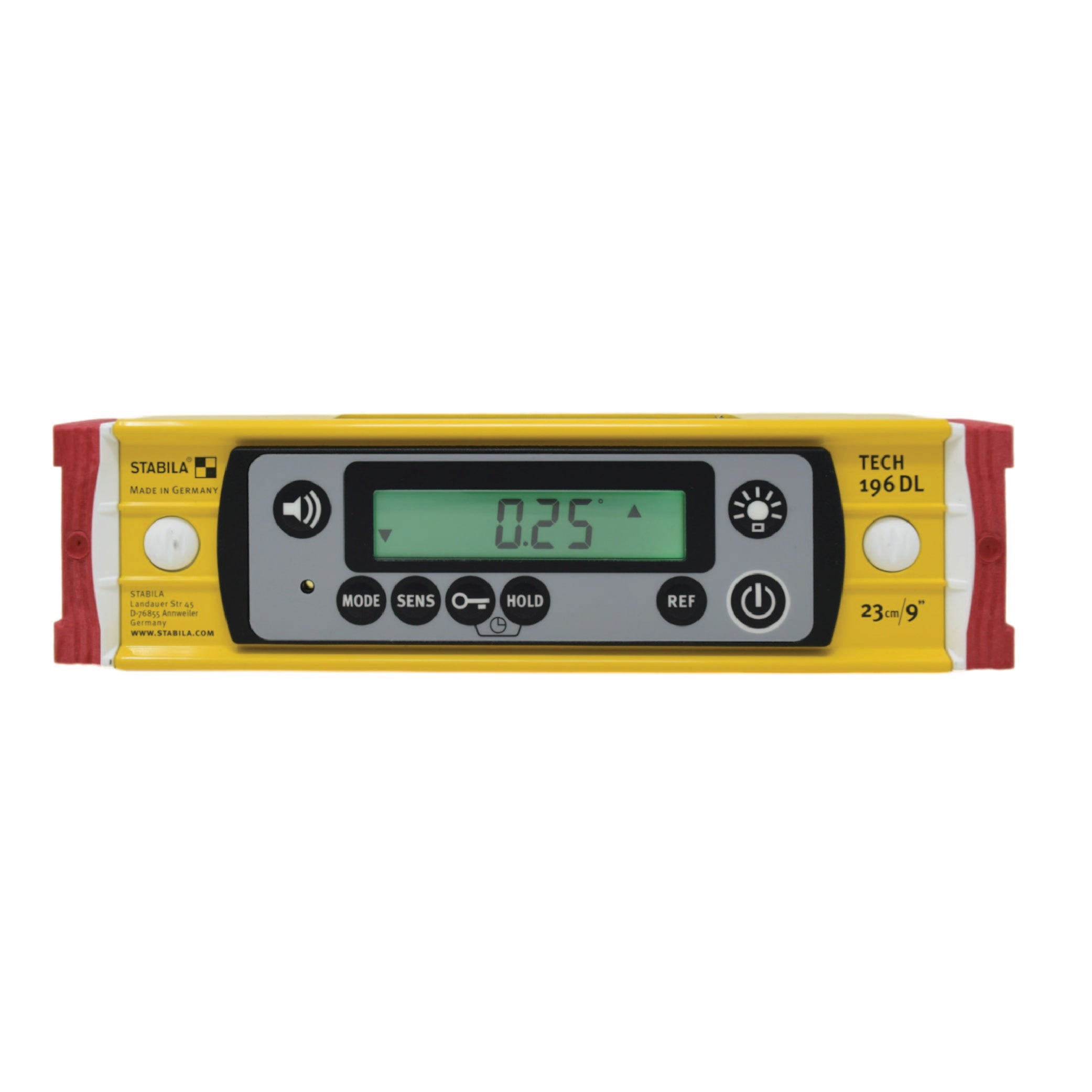 Stabila 39509 9" IP67 TECH 196 DL Digital Spirit Level with Case