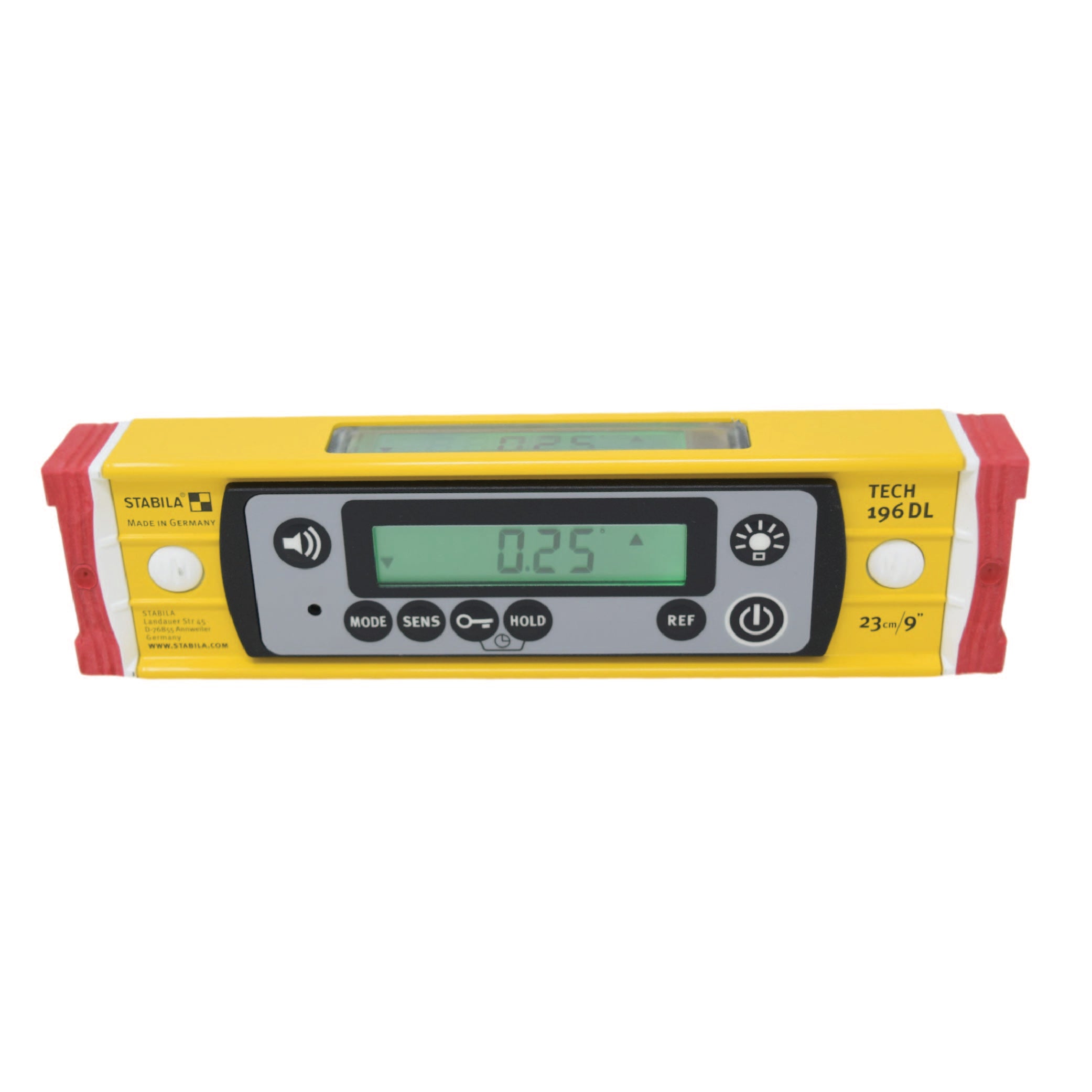 Stabila 39509 9" IP67 TECH 196 DL Digital Spirit Level with Case