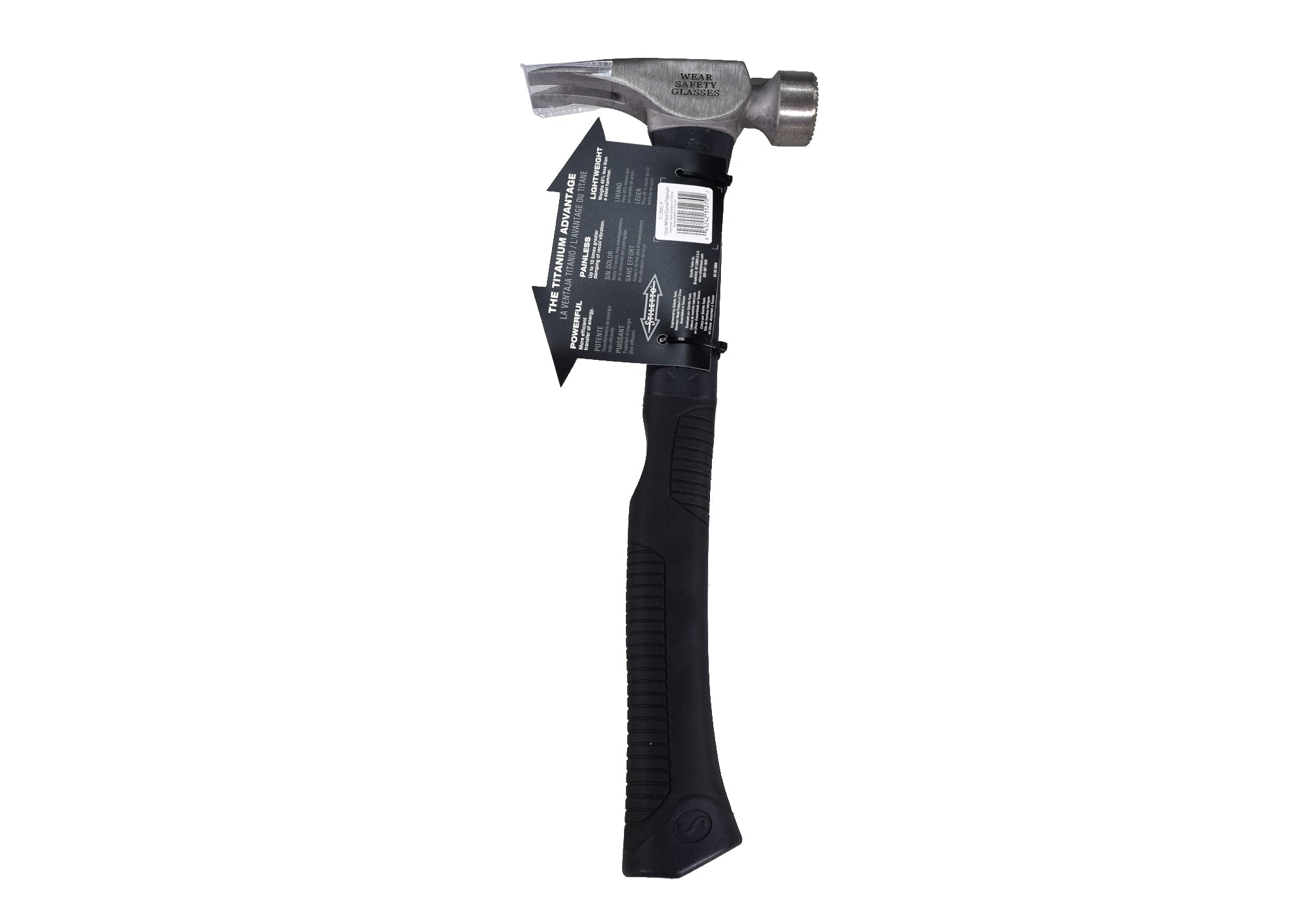 Stiletto TI12MC-F 12 oz Milled Hammer Curved With Fiberglass Handle