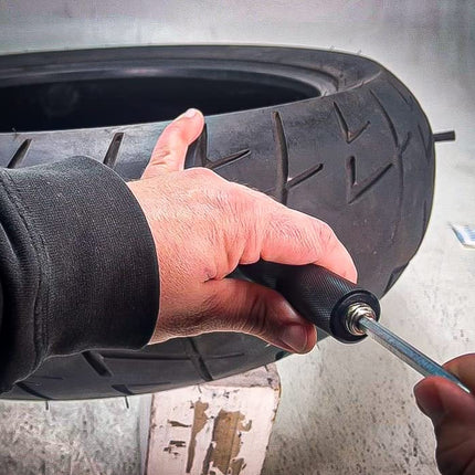 Stop & Go 1000A 22 Piece Tubeless Tire Pocket Plugger Repair Kit for Punctures and Flats on Car, Motorcycle, ATV, Jeep, Truck, & Tractor (15 Mushroom Plugs)