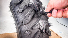 Stop & Go 1075A Tubeless Tire Plugger Repair Kit with 25 Rubber Plugs, Insertion Tool, Reamer, and Laminated Instructions for Motorcycles, ATVs, UTVs, and Cars