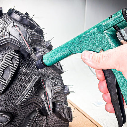 Stop & Go 1075A Tubeless Tire Plugger Repair Kit with 25 Rubber Plugs, Insertion Tool, Reamer, and Laminated Instructions for Motorcycles, ATVs, UTVs, and Cars