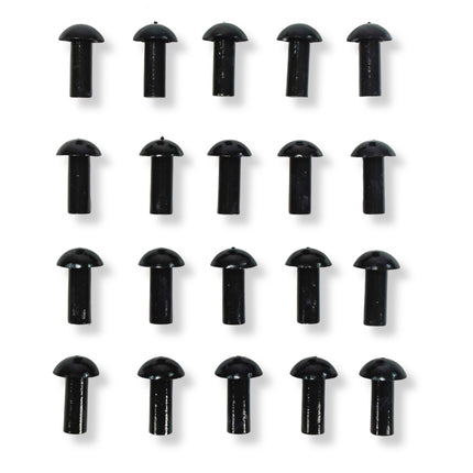 Stop & Go 1081 28 Piece Tubeless Mushroom Plug Tire Repair Kit with 20 Mushroom Plugs, Insertion Gun, Reamer, Rubber Cement, and Laminated Instructions for Motorcycles, ATVs, UTVs, and Cars