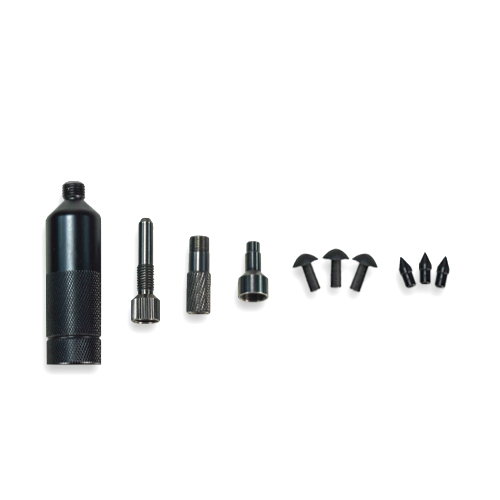 Stop & Go  200 1090A Mini Plugger & Inflation Kit - Tubeless Bicycle Tire Repair For E-Bikes, BMX, XC, & Mountain - Presta & Schrader Valve Compatible