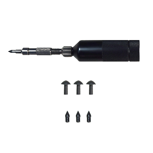 Stop & Go  200 1090A Mini Plugger & Inflation Kit - Tubeless Bicycle Tire Repair For E-Bikes, BMX, XC, & Mountain - Presta & Schrader Valve Compatible