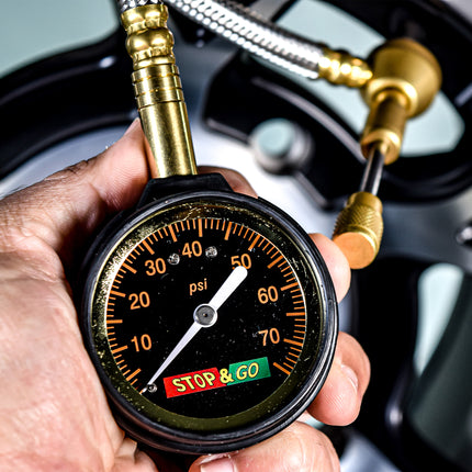 Stop & Go 2010 Rapid Analog Tire Deflator, Accurate 0-80PSI Pressure Gauge for Jeeps, 4x4, ATV, UTV, Truck, and Other Off Road Vehicles