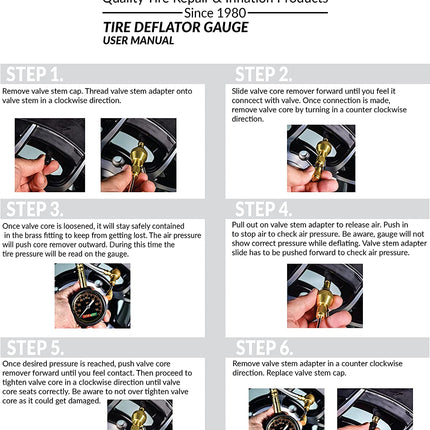 Stop & Go 2020 Rapid Digital Tire Deflator, Accurate 0-235PSI Pressure Gauge for Jeeps, 4x4, ATV, UTV, Truck, and Other Off Road Vehicles