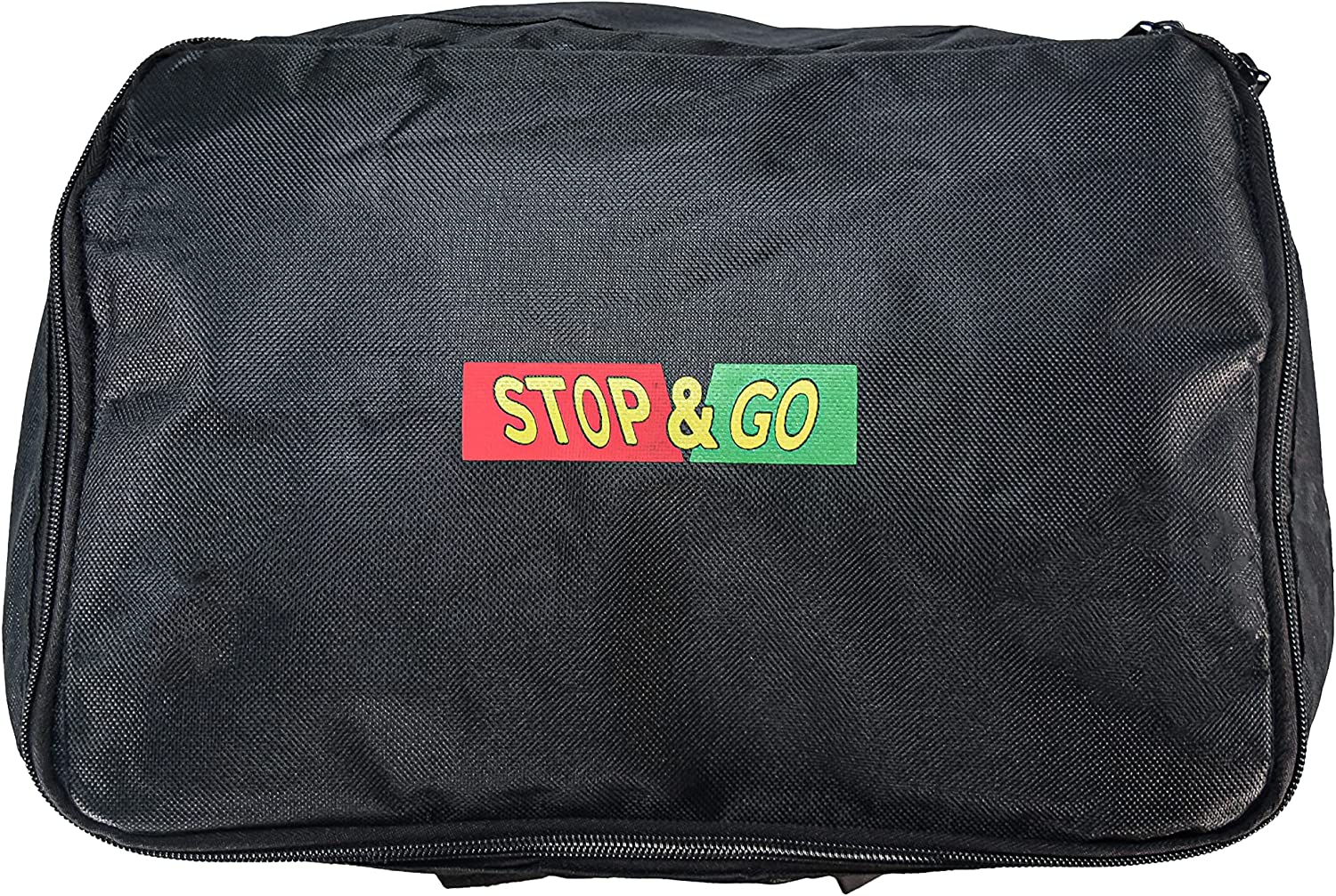 Stop & Go 2100 Portable 1.5 HP 12 Volt Dual Piston Air Compressor with 26ft Hose, Alligator Clips, Adapter Nozzles, and Carrying Bag for Cars, Motorcycles, ATVs, UTVs, Jeeps, Trucks, and Tractors