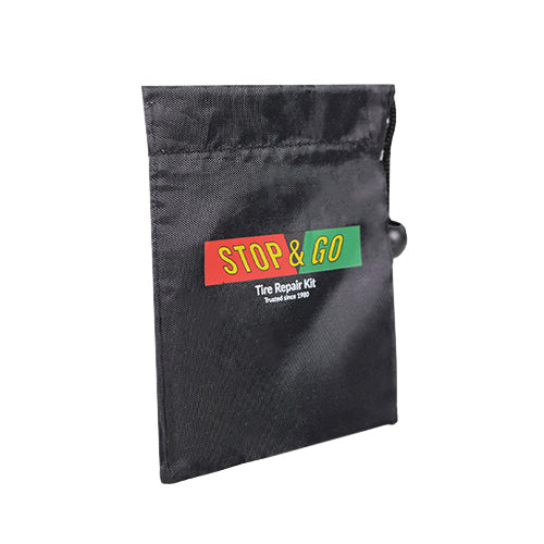 Stop & Go 300 Emergency Sealant and Inflation Kit for Bicycle and E-Bike Tubeless Tires, Includes 2 Sealant Cartridges and 1 CO2 Cartridge, Compatible with Presta and Schrader Valves